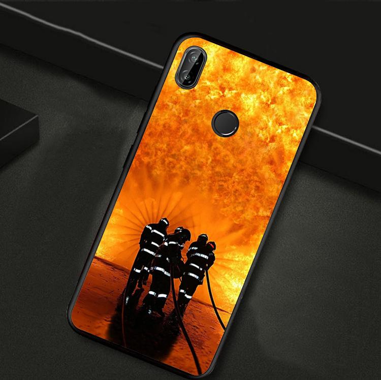 Firefighter Heroes For Huawei Nova 12i 11i 12s 8i 7i Y73 Y70 Y90 Y60 Y72 Y61 Y91 9 10 SE P30 Pro P40 Lite Case