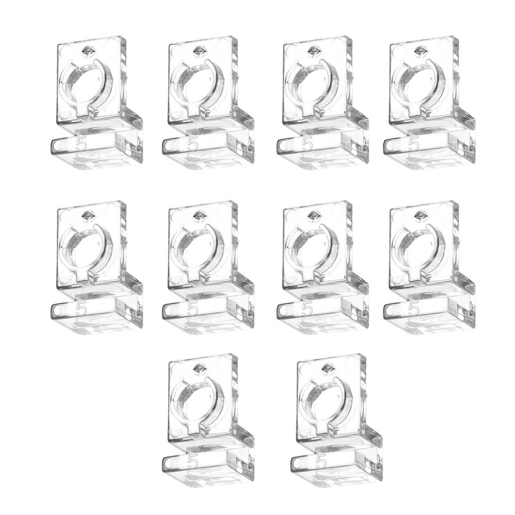 10pcs Reliable Aquarium Lid Support Bracket Fish Tank Cover Holder Stand Acrylic Fishtanks Cover Support Clamp Clips