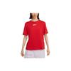 Sportswear Logo Graphic Crew-Neck T-Shirt Women Tops Red DM3553-657