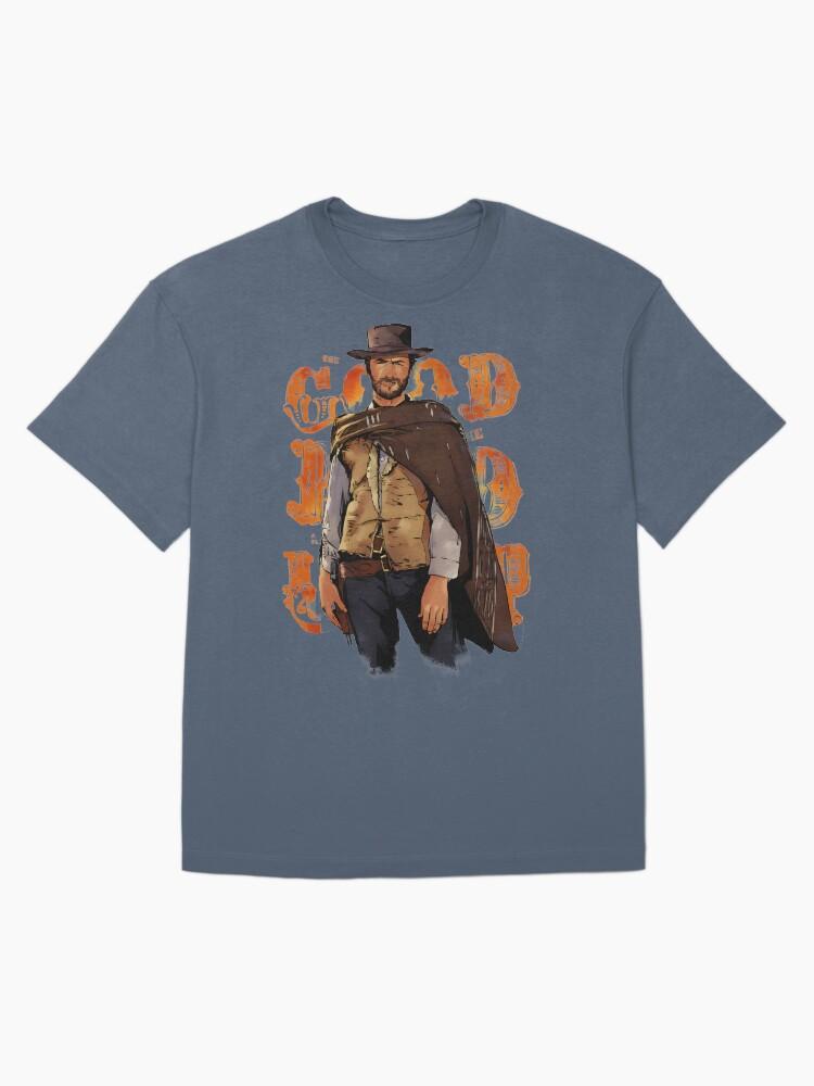 Outlaw Star Vintage Clint Eastwood Inspired Western Cowboy Design Oversized Unisex T-Shirt