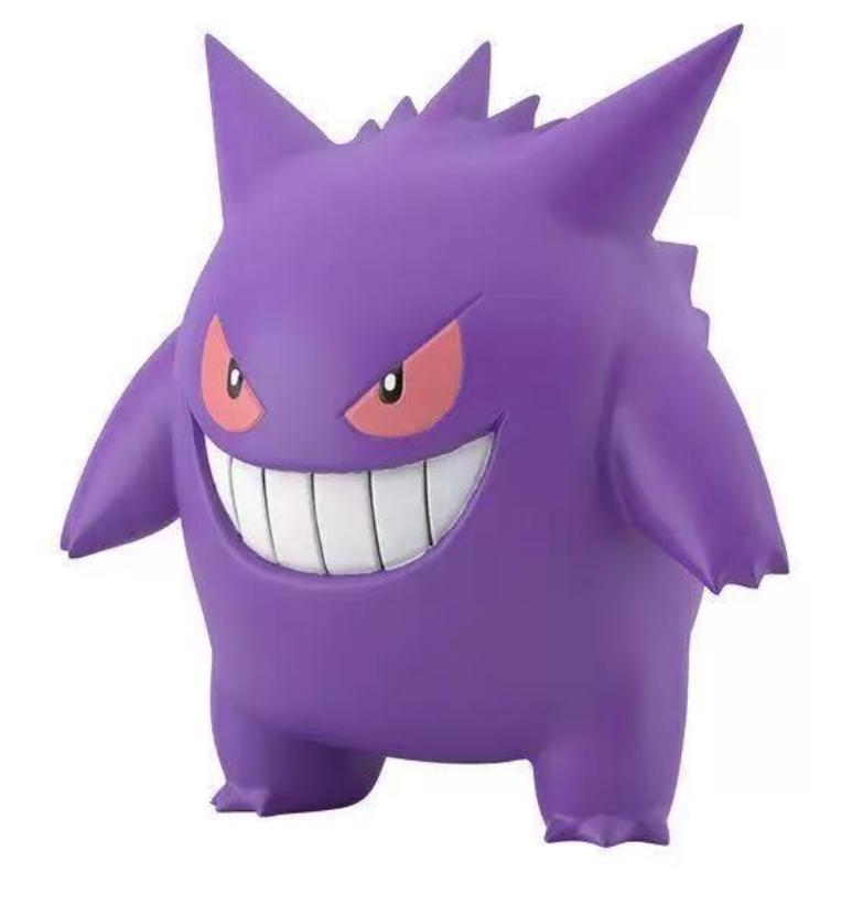 Оригинальная модель-игрушка Глефабл (Clefable) Зеленый Генгар (Gengar) Милый Action Figure Масштаб 1/20 Мир