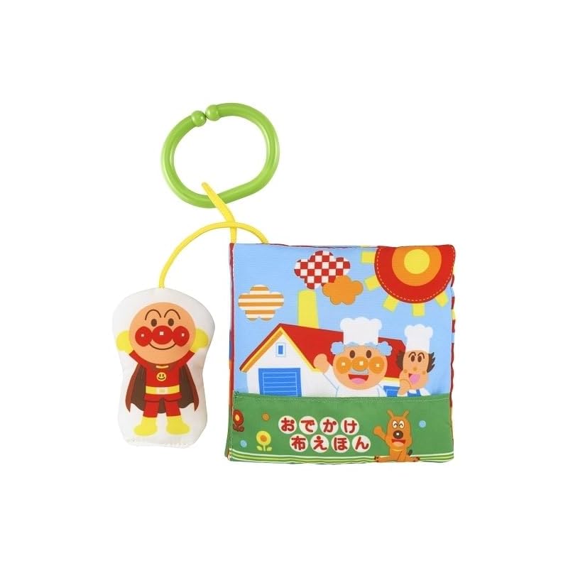 [Bandai] BabyLab Анпанман ~Развитие мозга~ Тканевая книжка-картинки для путешествий