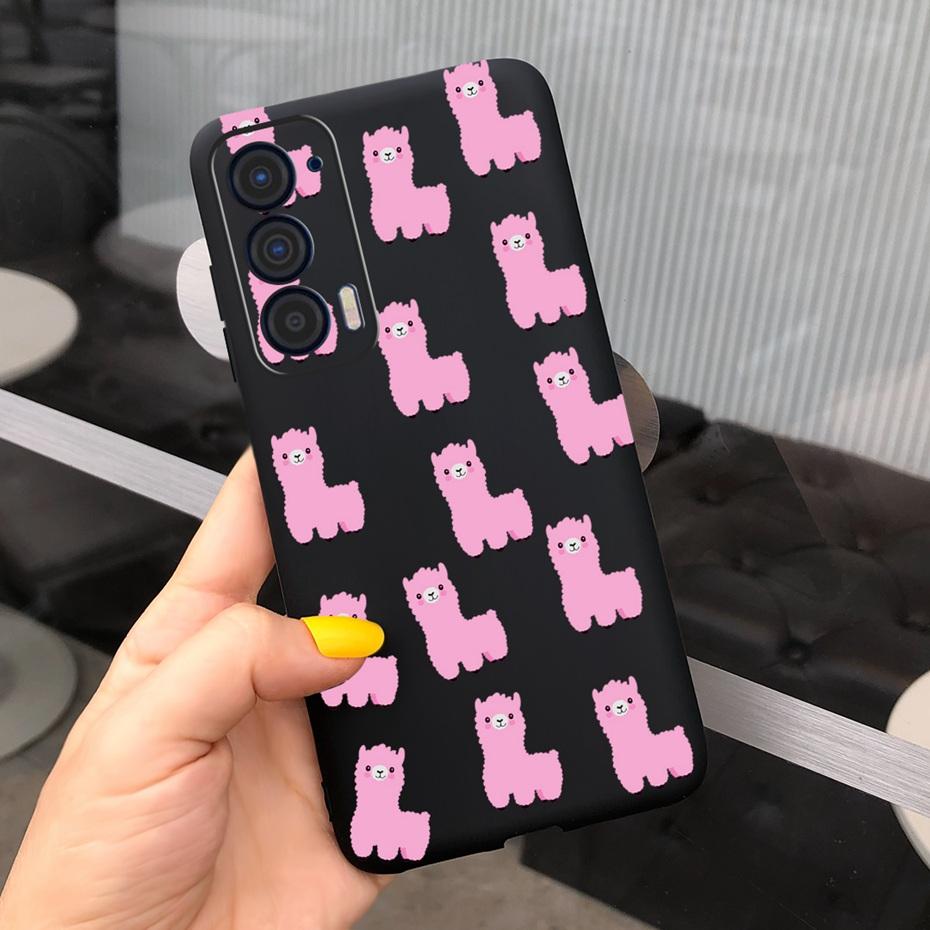 Силиконовый чехол для Motorola Edge (2021) / Edge 5G UW (2021) Модные чехлы для телефона с рисунком подсолнуха и ромашки для Edge 2021 XT2141