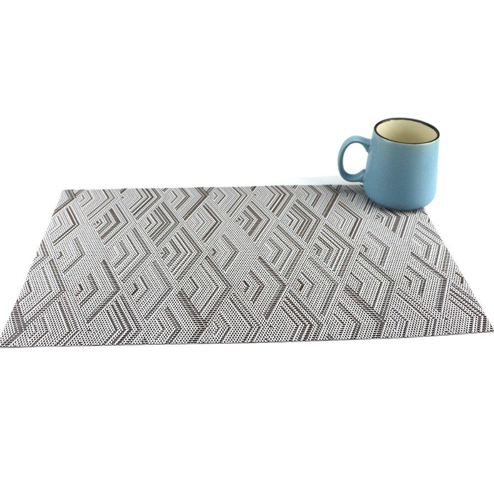 6Pcs/Set Pvc Placemat Dining Table Mats Set Table Bowl Pad Napkin Dining Table Tray Mat Coasters Kids Table Set