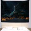 Halloween Decoration Tapestry Wall Hanging Bohemian Hippie Room Decoration Witchcraft Hanging Cloth
