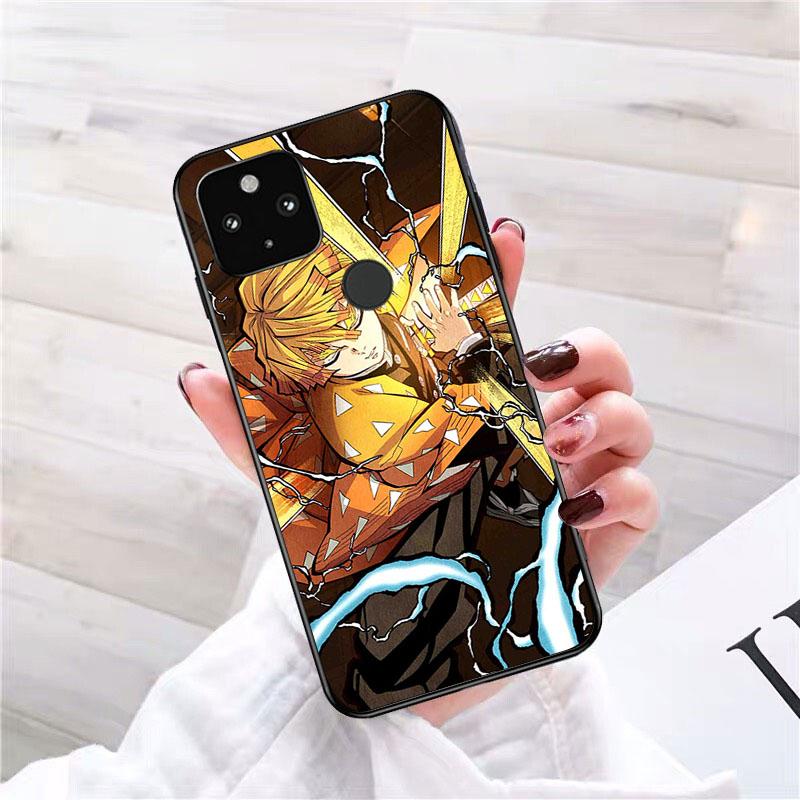 Чехол для телефона Demon Slayer Agatsuma Zenitsu Anime для Google Pixel 7 Pro 7 6A 6 Pro 5A 4A 3A Pixel 4 XL Pixel 5 6 4 3 XL 3A XL 2 XL
