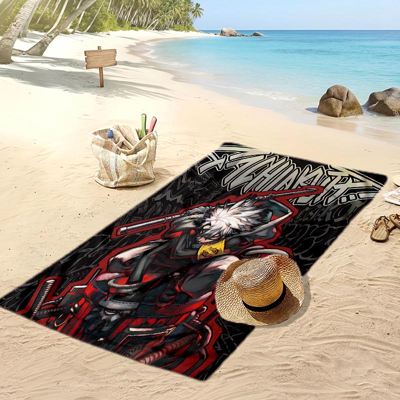 Gachiakuta Printed Quick Dry Beach Towel Super Absorbent Soft Lightweight Bath Towel for Pool Summer Travel