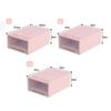 Plastic Household Transparent Stackable Drawer Storage Box Desktop Cabinet Closet Organizer Wardrobe Home Storage Organization