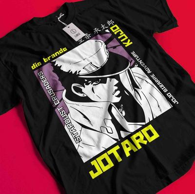 Футболка JoJo's Bizarre Adventure Футболка Джонатан Джостар Футболка Дио Футболка Джотаро Куджо BB633