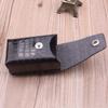 Snap Box Faux Leather Clipped on Belt Spectacle Case Eyeglasses Case Glasses Box Eyewear Case