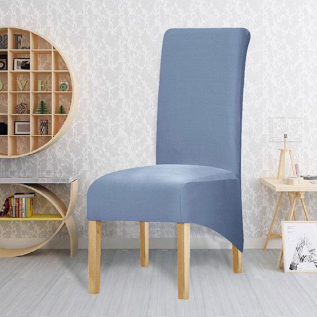1/2/4/6 шт., эластичный чехол на стул размера XL, чехлы на стулья с длинной спинкой для Рождества, свадьбы, банкета, ресторана, отеля, столовой