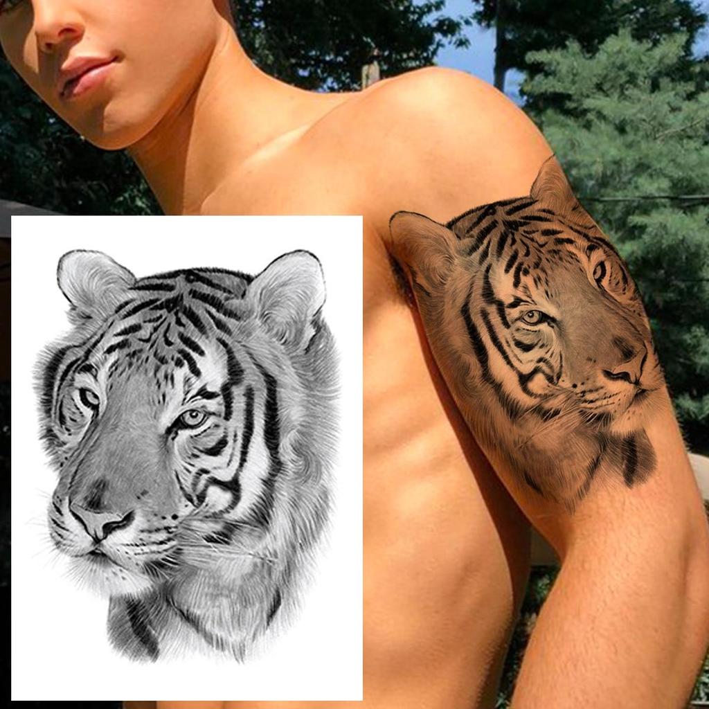 Временная татуировка в виде совы, леса, для мужчин, женщин, детей, мальчиков, льва, поддельные татуировки монстра, наклейка, компас, черная переноса воды, татуировки, рука