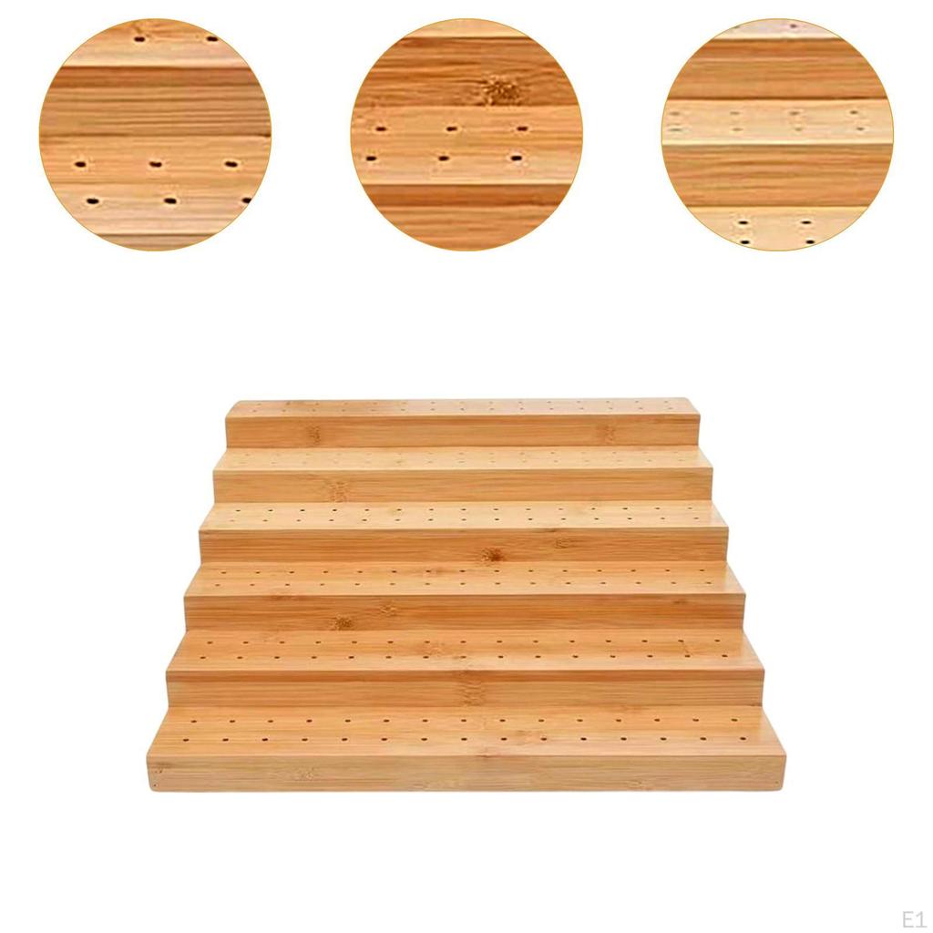 Wood Lollipop Holder Cake Stand Display Riser 6 Layer Sucker Dessert for Window