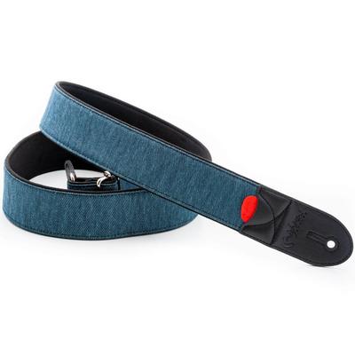 Ремни 5 см СИНИЙ RightOn! Ремень для гитары/баса, Широкий, 80-145 см, DENIM-50,