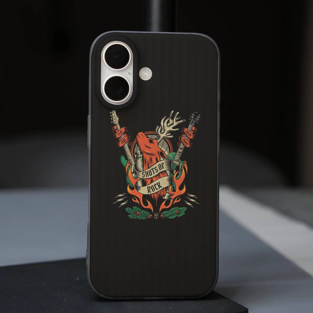 Привет J-Jagermeister Логотип Для IPhone 16 15 14 13 12 11 17 Pro Max Plus Волна Гофрированный Чехол для Телефона Противоударная Крышка