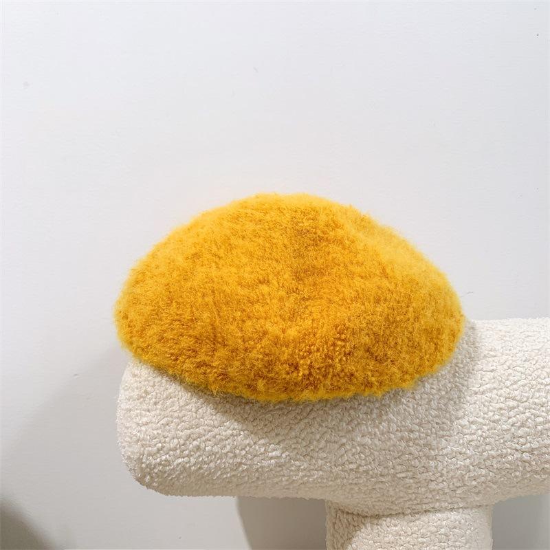 11 цветов, однотонный шерстяной берет для женщин, осенне-зимний планировщик, милая и милая шляпа Senior Sense, повседневная и универсальная кепка художника