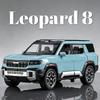 1:Масштаб 32 Leopard 8 U9 Литая модель автомобиля из сплава Игрушка Двери открываются Оттянуть Назад Внедорожник Миниатюрные модели Для демонстрации в помещении