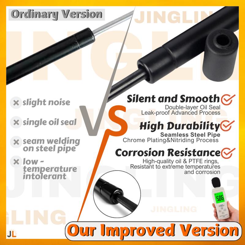 Qty(2) Trunk Struts for Citroen DS3 Mk1 3-door Hatchback 2009-2016 Rear Tailgate Boot Lift Supports Shock Absorbers Gas Springs
