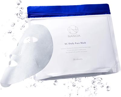 NANOA Daily Face Human Stem Cell Sheet Aging High Quality Day Face 30 шт. (НАНОА) Упаковка, Маска, Уход, EGF, Увлажнение, Хлопок, Подарок матери, Упаковка,