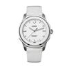 Часы унисекс Renaissance Steel And White Suede Automatic NY41-AD2M-3B2A 200M