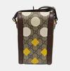 [Pre-Owned] Horsebit 1955 Vintage Logo Colorful Geometric Print Canvas And Leather Mini Shoulder Bag - Good #1SSEUP4