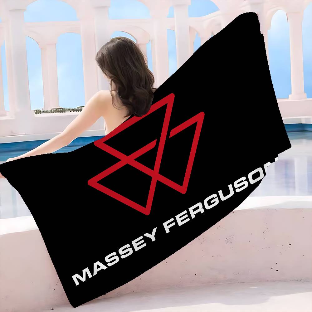 M-Massey F-Ferguson Микрофибра Пляжное полотенце Впитывающее Быстросохнущее Мягкое Йога Плавание Курорт Альпинизм Полотенце