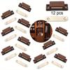 12pcs Cabinet Magnet Latch Door Catches Kitchen Cupboard Wardrobe Closet Drawer Magnetic Closer Home Furniture Hardware
