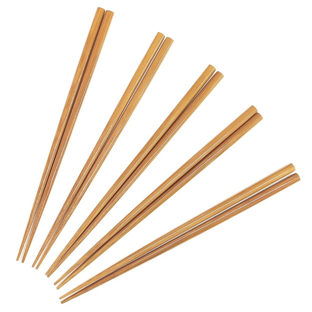 Fukui Prefecture Obama In-house factory manufacturing Chopstick Chopsticks easy pick up non-slip pointed 5 pairs set Bamboo antibacterial dishwasher