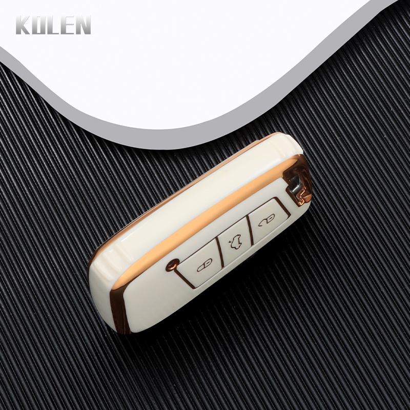 Модный чехол для дистанционного ключа из ТПУ для VW Volkswagen Passat B8 Tiguan Magotan Golf для Skoda Kodiaq Superb A7 без ключа