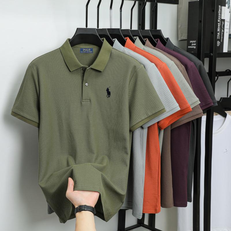 Polo Ralph Lauren Женская летняя новая однотонная рубашка-поло из мерсеризованного хлопка с вышивкой пони, свободного кроя, влагоотводящая и быстросохнущая, повседневная