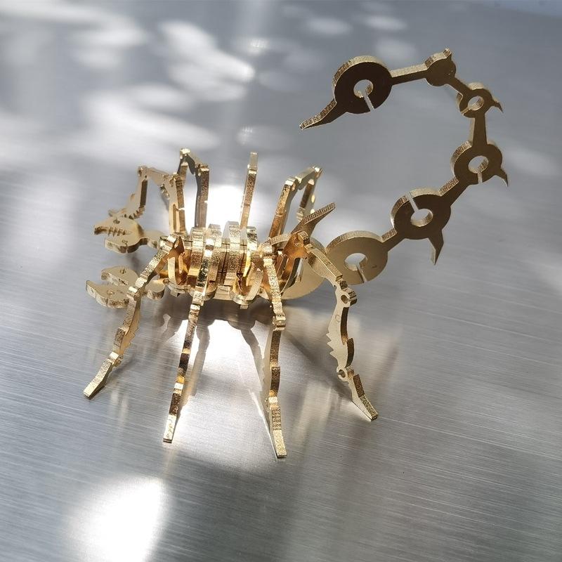 Панк DIY 3D металлическая головоломка из нержавеющей стали собранная модель с древними игрушками-зверями для детей и взрослых подарок
