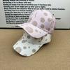 ins style old polka dot cap men's and women's retro sun hat casual versatile face small baseball cap