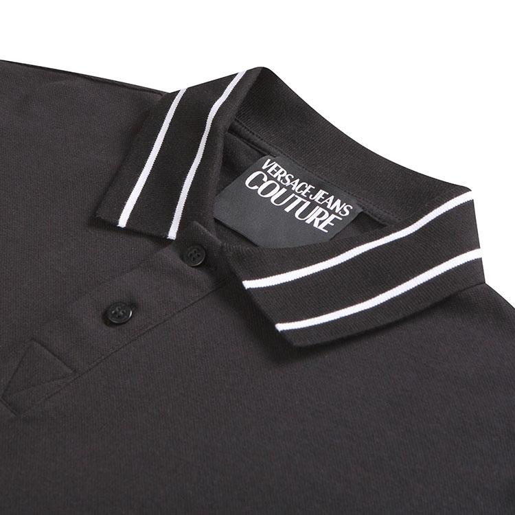 Versace Jeans Couture logo-print cotton polo shirt 74GAGT03-CJ01O-899