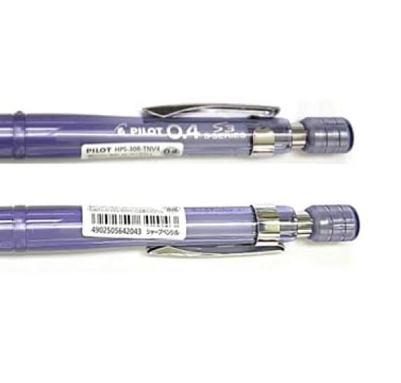 Механический карандаш Pilot S3 Прозрачный 0,4 мм HPS-30R- (TNV4 Темно-синий)