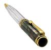 Все шариковые ручки Xezo Maestro из цельного серебра 925 пробы и серийные шариковые ручки с черным перламутром 18-каратного золота ручной работы с любыми 2 жемчужинами. покрытый металлом.