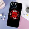 Пожарный Пожарная служба Пожарный Funda Для iPhone 16 15 11 12 13 14 Pro MAX X XS Max XR Plus 13 Mini Чехол для телефона