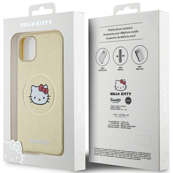 Hello Kitty HKHMN61PGHCKD iPhone 11 / Xr6.1" gold/gold hardcase Leather Kitty Head MagSafe
