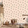 Abstract Hearts Cream Wallpaper 50x1000