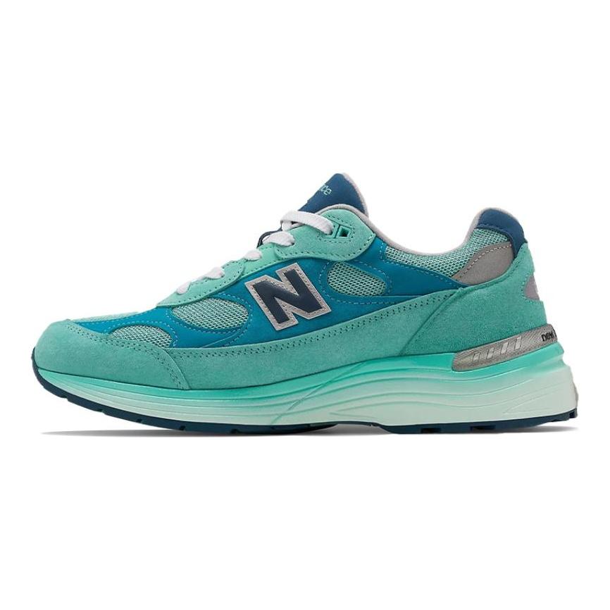 New Balance 992 Сделано в США Сине-серебристые металлик кроссовки M992TB
