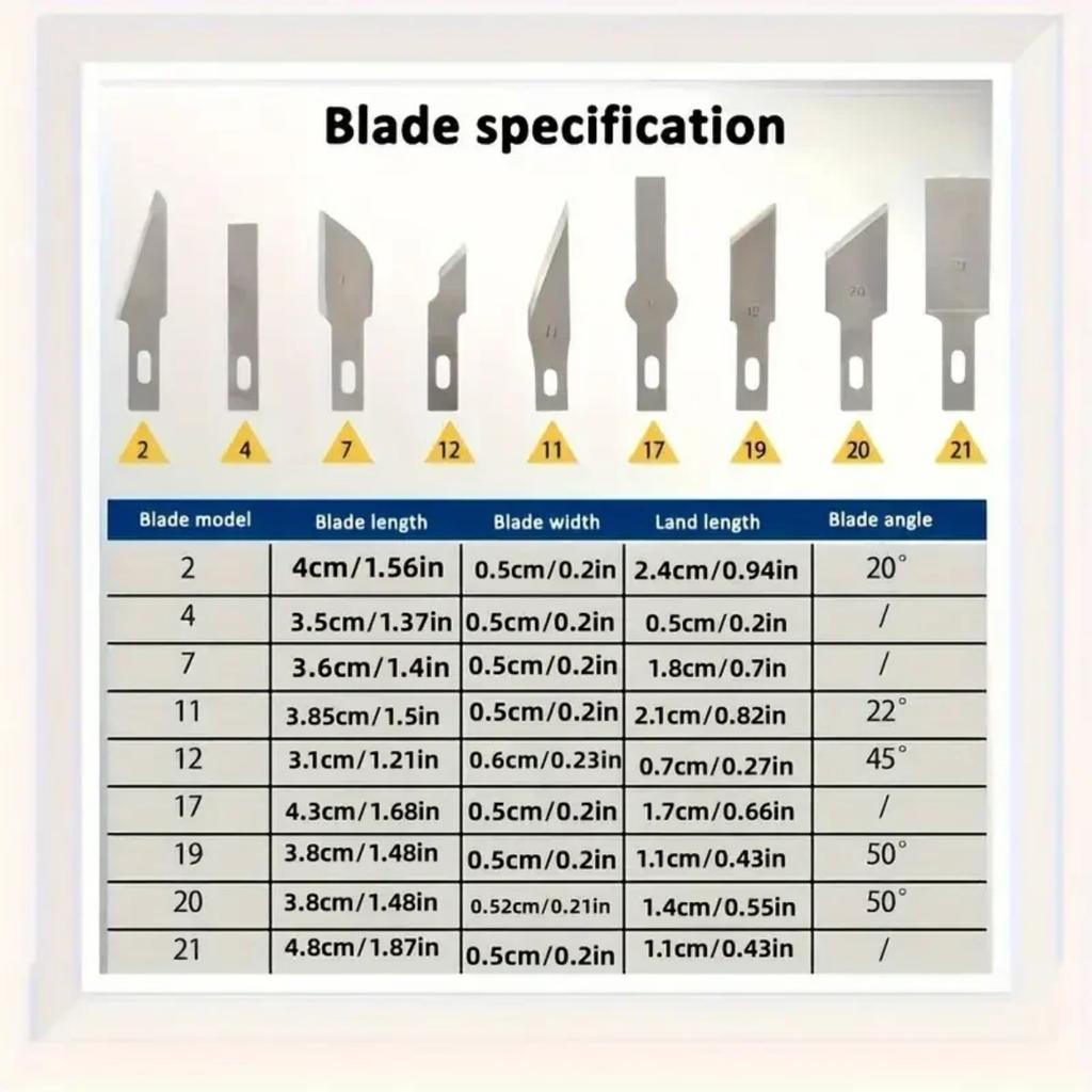 Набор из 13 ножей для резьбы по дереву из алюминиевого сплава - идеально подходит для вырезания из бумаги, рукоделия и создания моделей