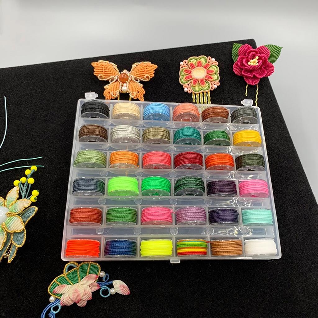Полиэстеровая вощеная нить 25/36 цветов нить для браслетов нить для переплета ручные материалы вощеные шнуры для ювелирных изделий