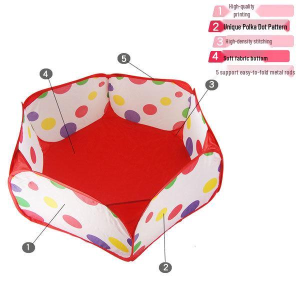 Foldable Children's Ball Pit Tent with Ocean Balls - Popular Toy for Kids
