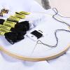 Нитки для вышивания крестом для DIY, домашнего рукоделия, швейные аксессуары, 12 белых + 12 черных ниток мулине