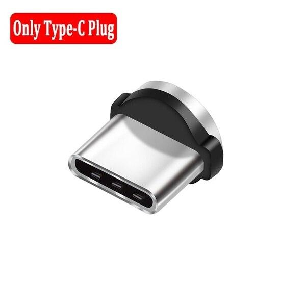 Магнитная вилка кабеля типа C Разъем кабеля для зарядки Lightning Micro USB Магнитная вилка шнура зарядного устройства Прямоугольная магнитная вилка кабеля