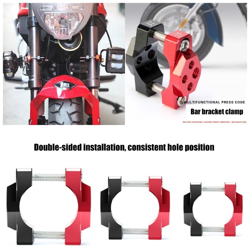 Motorcycle Handlebar Clamp Stent Bracket Bumper Clamp Aluminum Spotlight Clip Motorcycle Accessory 32/42/54mm