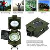 Multifunctional Metal Outdoor Compass North Needle  Army Metal Sighting Compass Clinometer Camping Hiking Tool