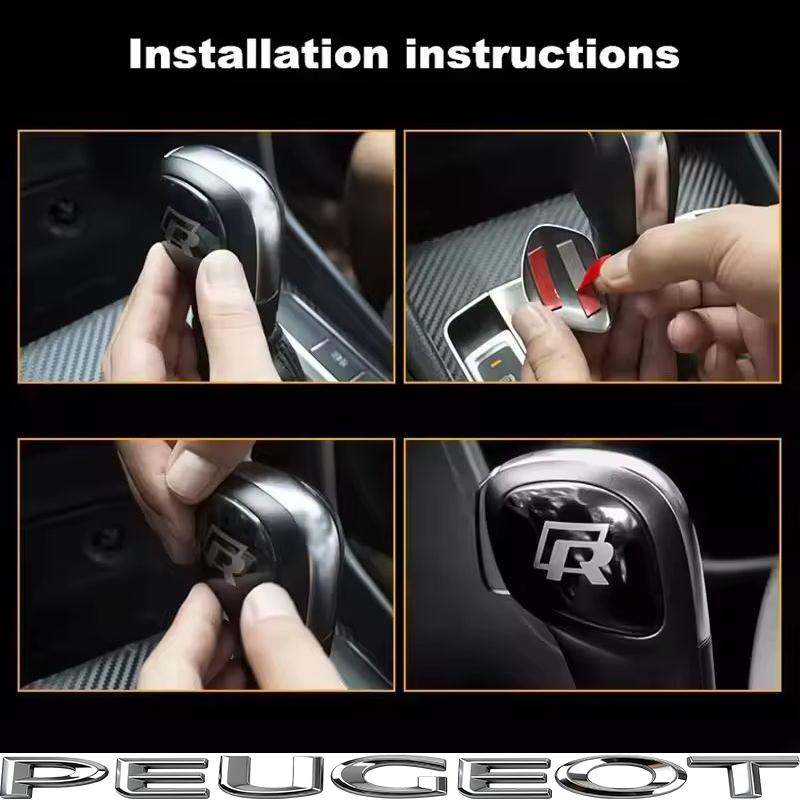 For Volkswagen 1K2 Car Gearbox Control Gear Lever Stickers Shift Stick Handle Accessories For VW GTI Polo Golf Passat Tiguan Arteon Taigo Hub Cap