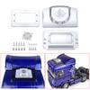 TRZX RC Car Shell Window Upgrade Parts for Tamiya 1/14 RC Trailer Tractor Truck R620 (#B)