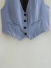 Летняя европейская и американская повседневная приталенная майка без рукавов для женщин, 2023