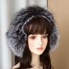 Women's Cute Fox Fur Earmuffs - Warm Winter Ear Warmers